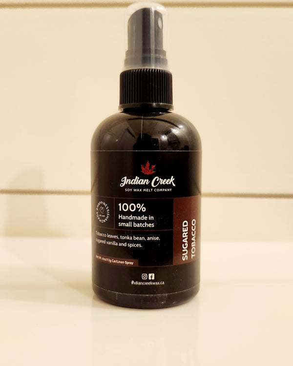 Sugared Tobacco car/linen spray