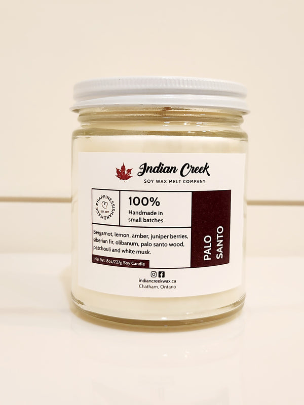 Palo Santo 8oz candle